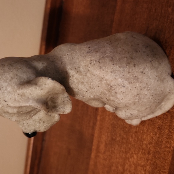Second Nature Quarry Critters Gray Stone Dog Figurine - Picture 3 of 6
